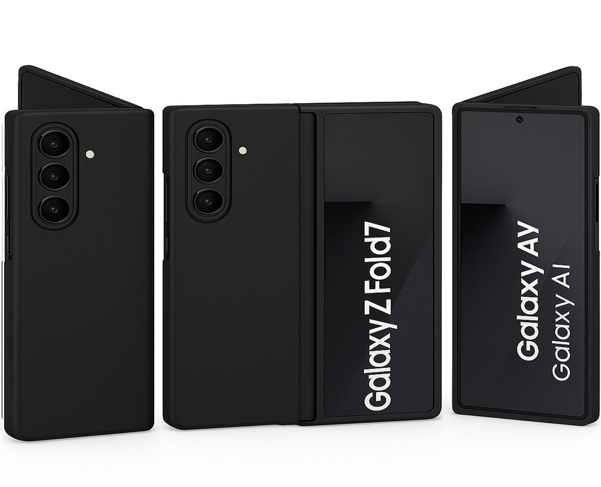 ChiGuard Hoesje Geschikt voor Samsung Galaxy Z Fold 8 Ultra / Fold 7 - Hoesje - Back Cover Case - Zwart