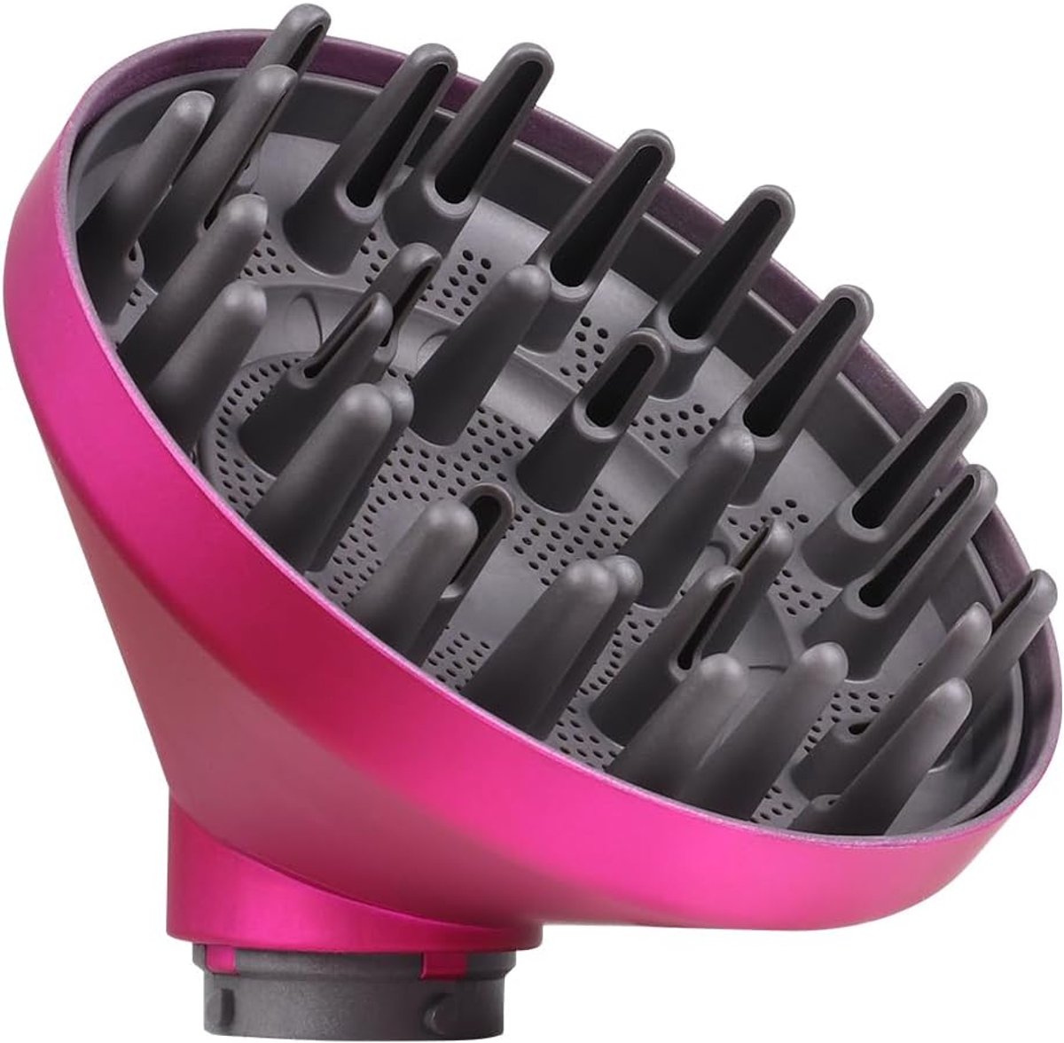 Diffuseropzetstuk voor Dyson Airwrap HS08 HS05 HS01 lange tang diffuser voor Dyson air wrap accessoires voor haardroger, krullend en golvend haar, transformerende air wrap krultang (Roze)