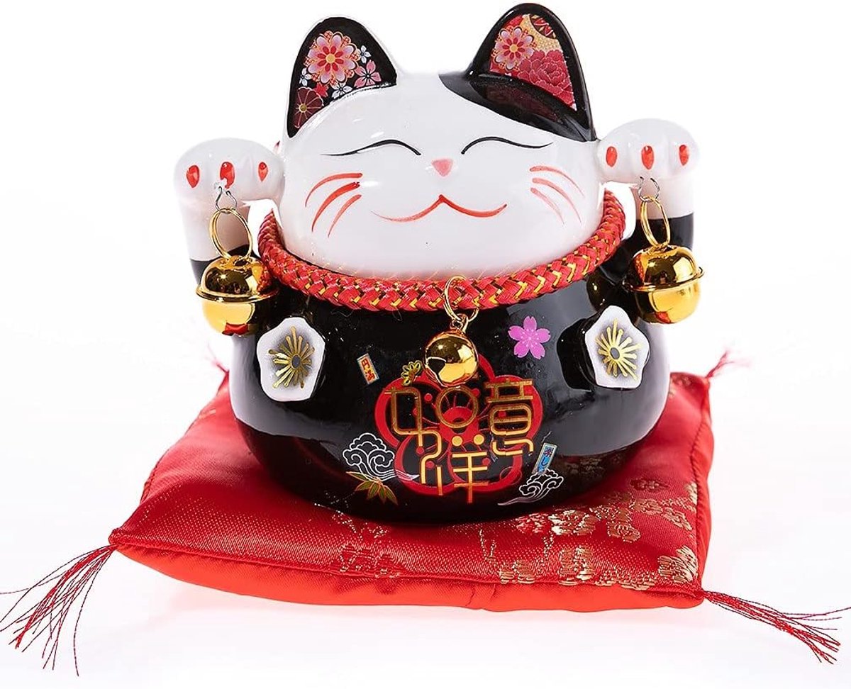 lachineuse - Kat Maneki Neko - Spaarpot Japanse kat geluksbrenger