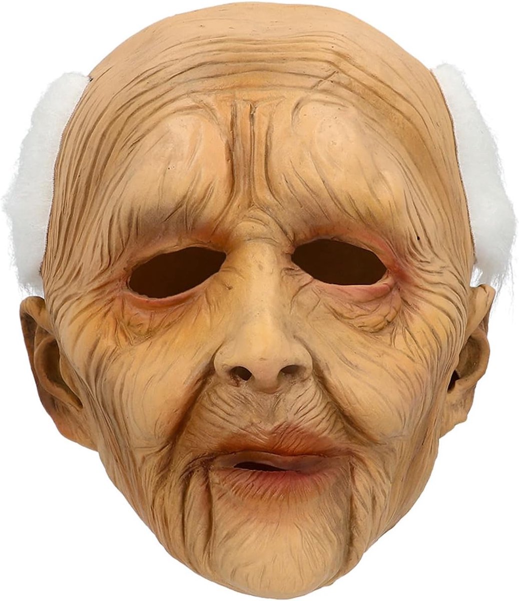 - Latex hoofdmasker oma/opa voor volwassenen | Masker voor kostuums, carnaval en themafeest, grootmoeder, oude man, sprookje