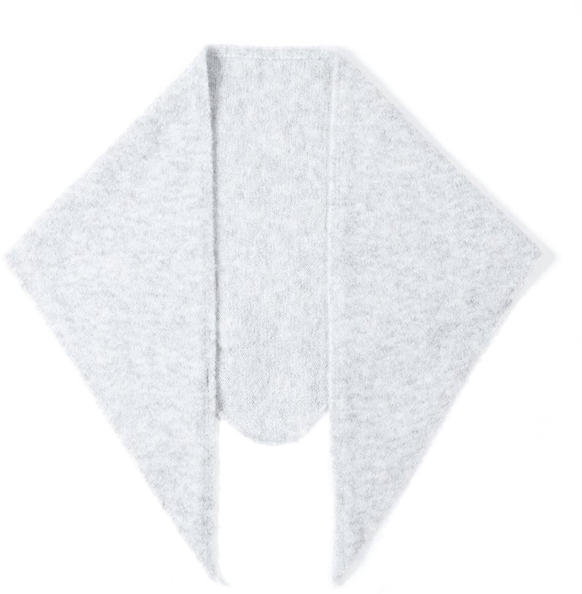 Wintersjaals effen kleur casual polyester dagelijkse accessoires - Lichtgrijs