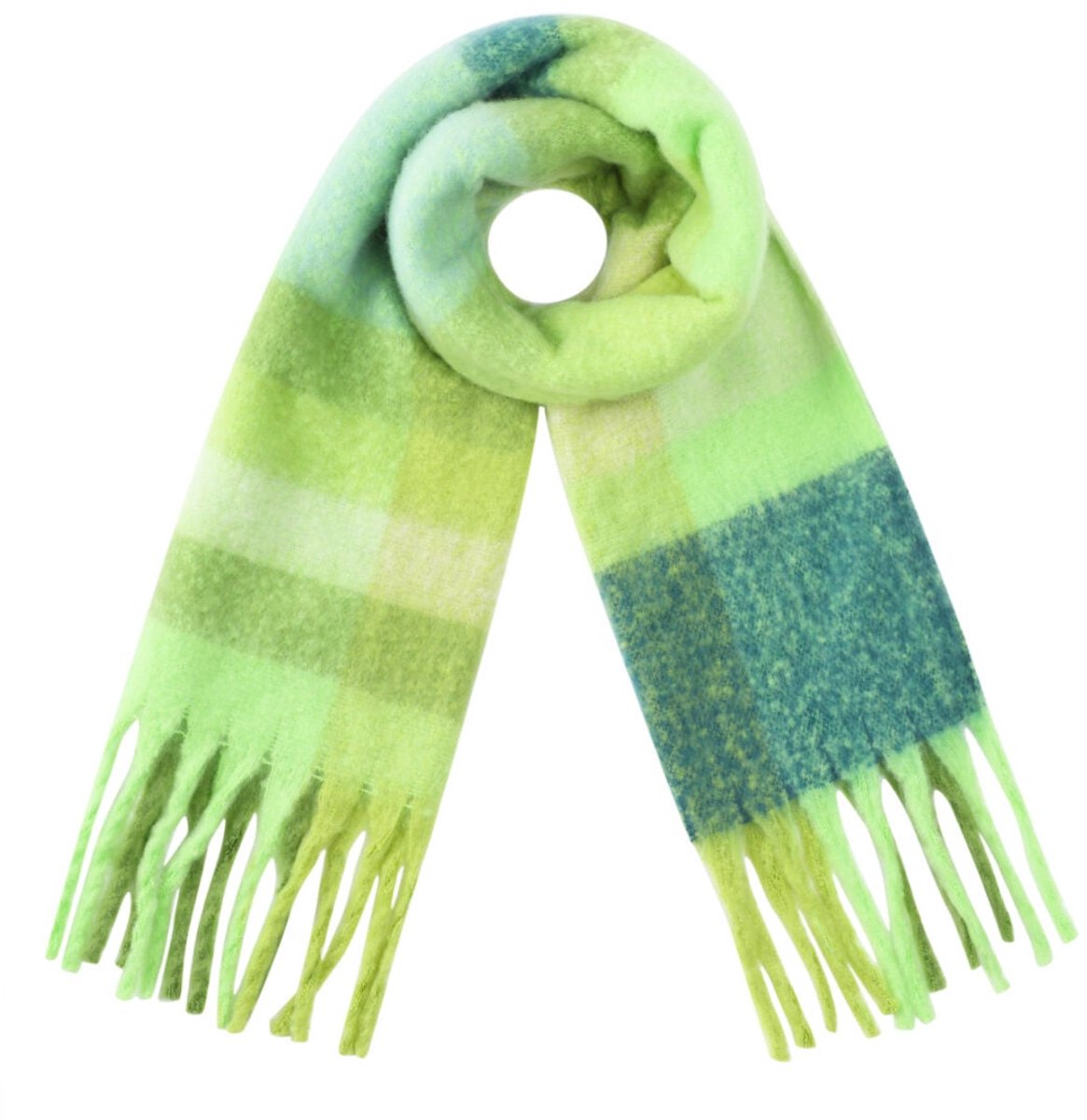 Bright girl sjaal - Groen