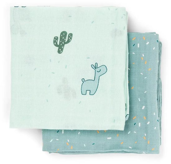 Done By Deer Lalee Hydrofiel Luiers - 2 Stuks - Blue van Merkloos — afbeelding 2