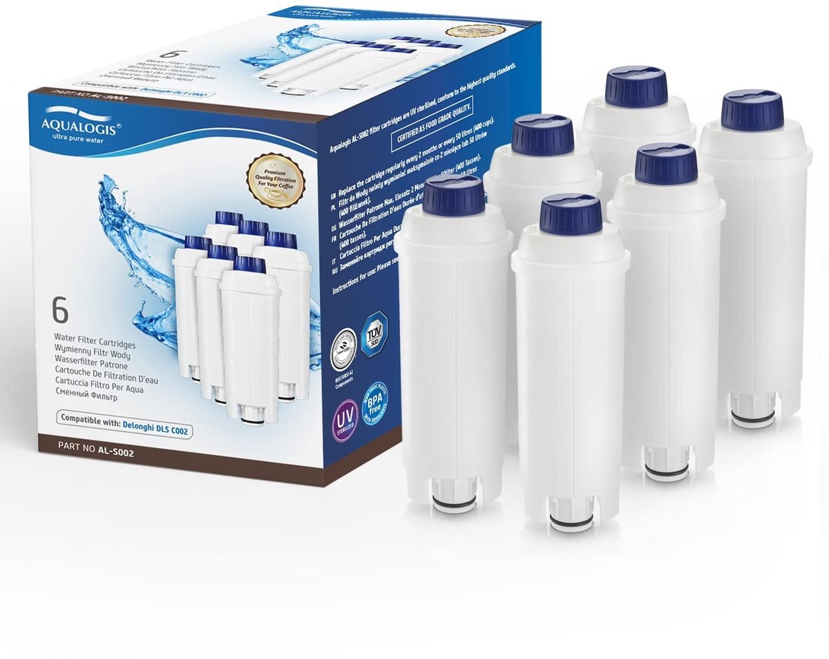 Omgoods - Waterfilter voor Koffiemaker met Actieve Kool - Compatibel met Delonghi