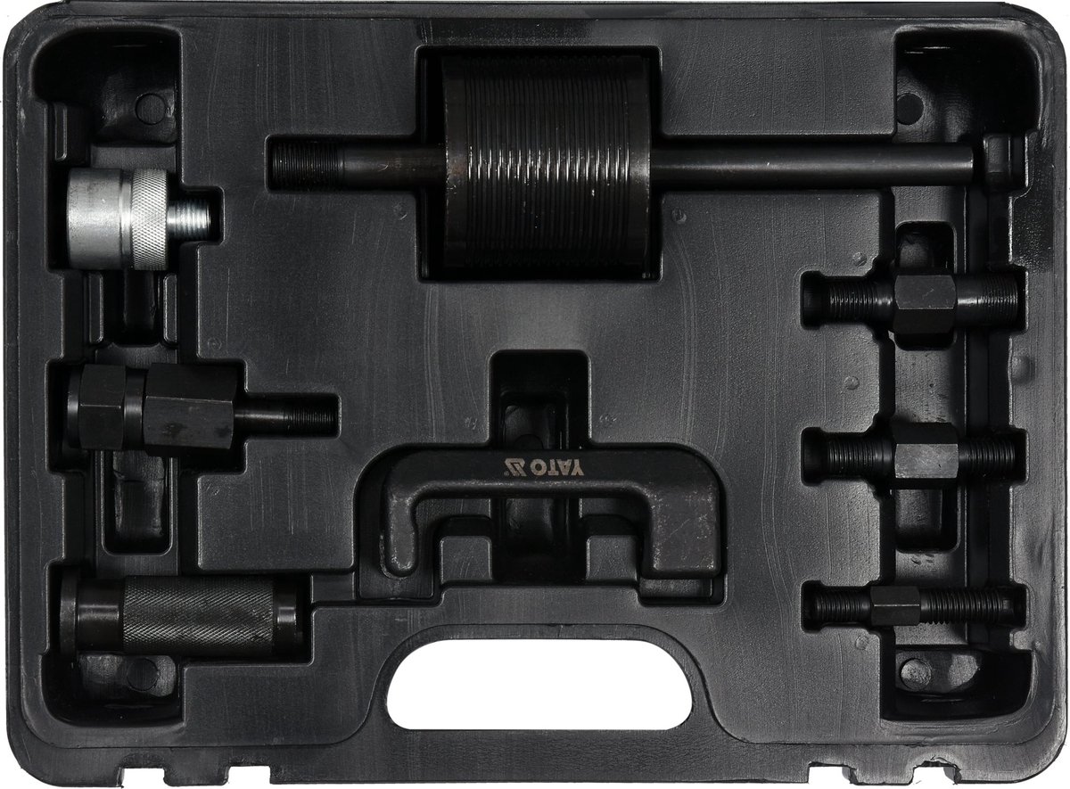Professionele Verstuiver / Injector Trekker Set – Voor Mercedes CDI – 8-Delig – Inclusief Slagtrekker & Adapters