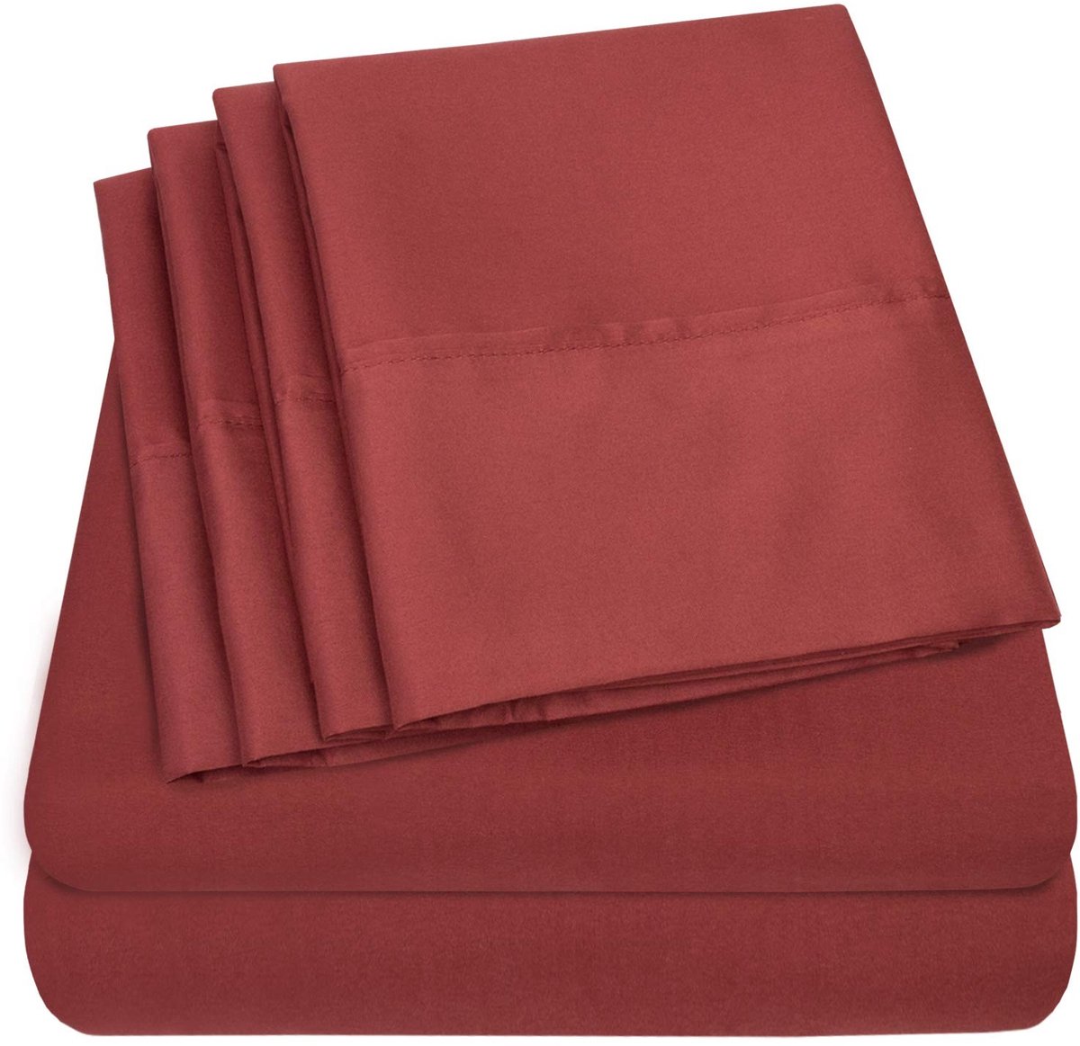 Omgoods - 6-delige Microvezel Bedlinnen Set met Extra Kussenslopen