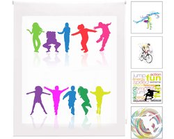 Omgoods - w-j-81396 - Lichtdoorlatend Digitaal Rolgordijn, 130 x 180 cm