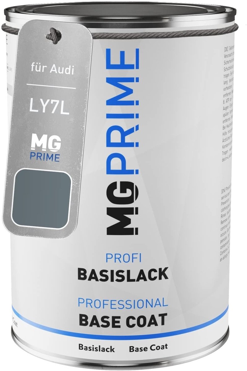 Omgoods - MG Autolak Spuitklaar voor Audi Achatgrau Metallic 1000ml