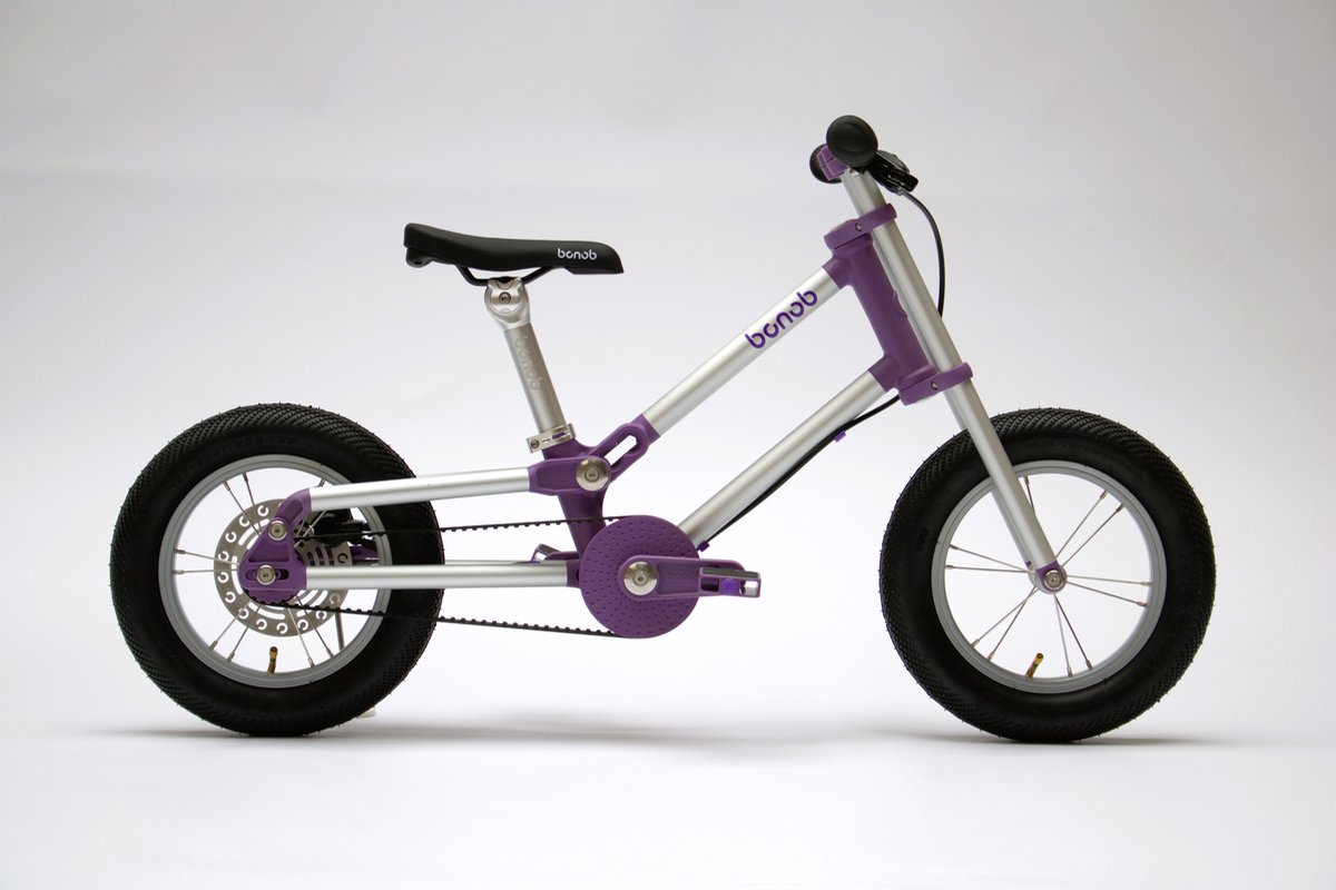 bonob 3 - Fiets met trappers - Paars - Stap 3 bonob 1TO3 - Fiets