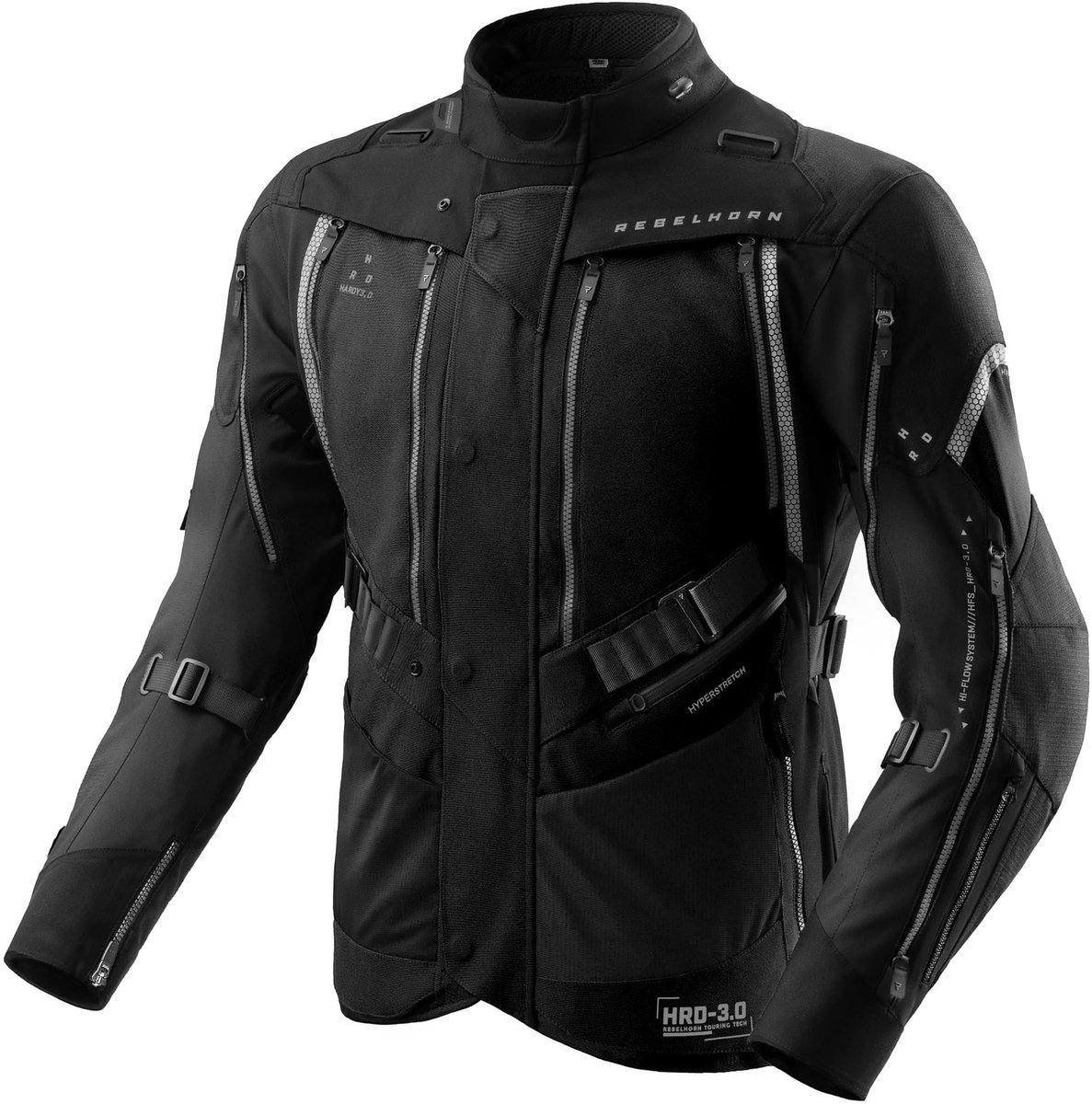 Rebelhorn Hardy 3.0 waterdichte motorfiets textieljas -