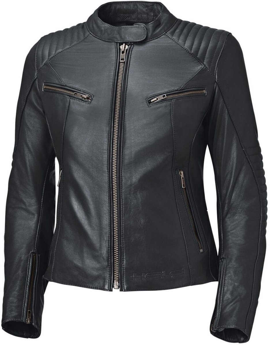 Held Robin Dames Zwart Leren Motorjas - Jas