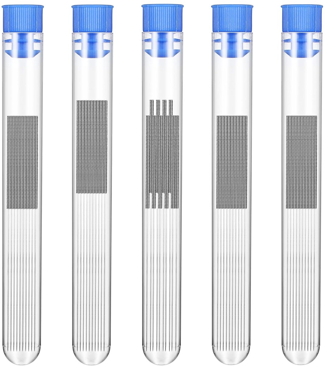 3D-printer mondstukreinigingsset, 50 stuks roestvrijstalen naaldenreiniger 3D-printer mondstukreiniger 3D-printer accessoires 0,2/0,25/0,3/0,35/0,4mm reinigingsnaalden kits