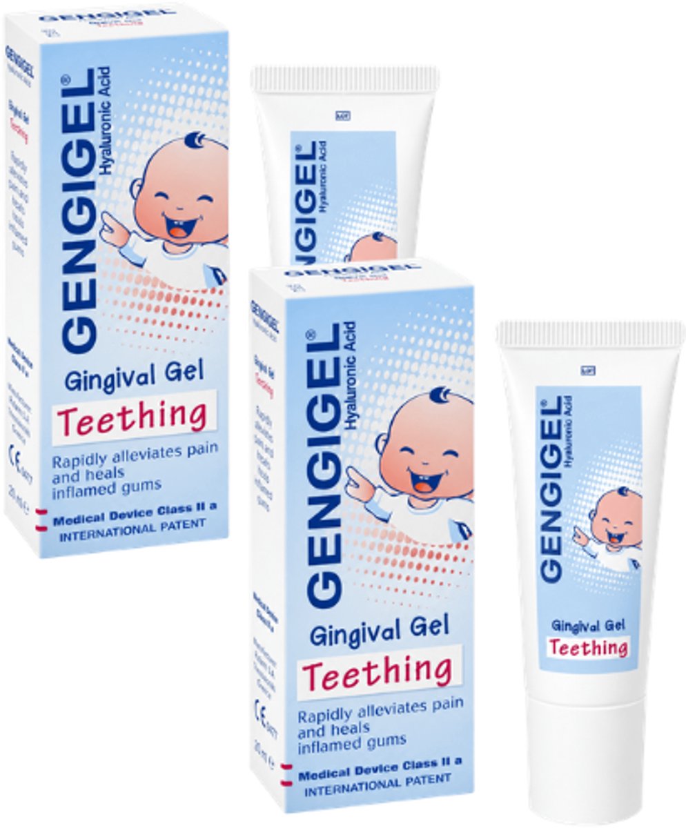 2x Gengigel Baby Tandvleesgel Teething - 20 ml - Doorkomende Tandjes