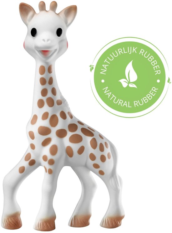 Sophie de giraf Sophiesticated Cadeauset - Baby speelgoed - Sophie de giraf & So Pure bijtring - Kraamcadeau – Babyshower cadeau - 4-Delig