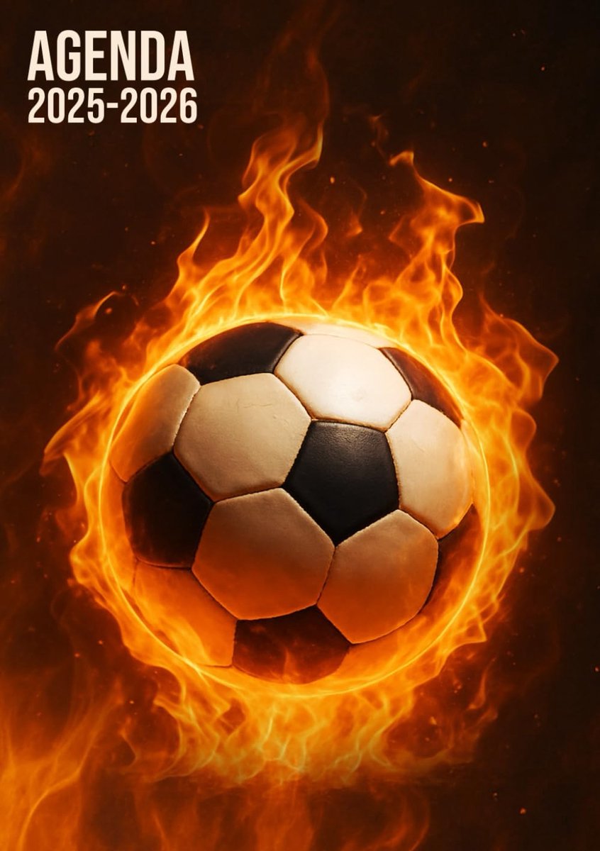 Thijox - Agenda Scolaire 2025-2026 | Football | Bi-journalier | 12x17 cm | A5 Formaat | Sept 2025 – Juli 2026 | Compact & Licht voor School, Sport en