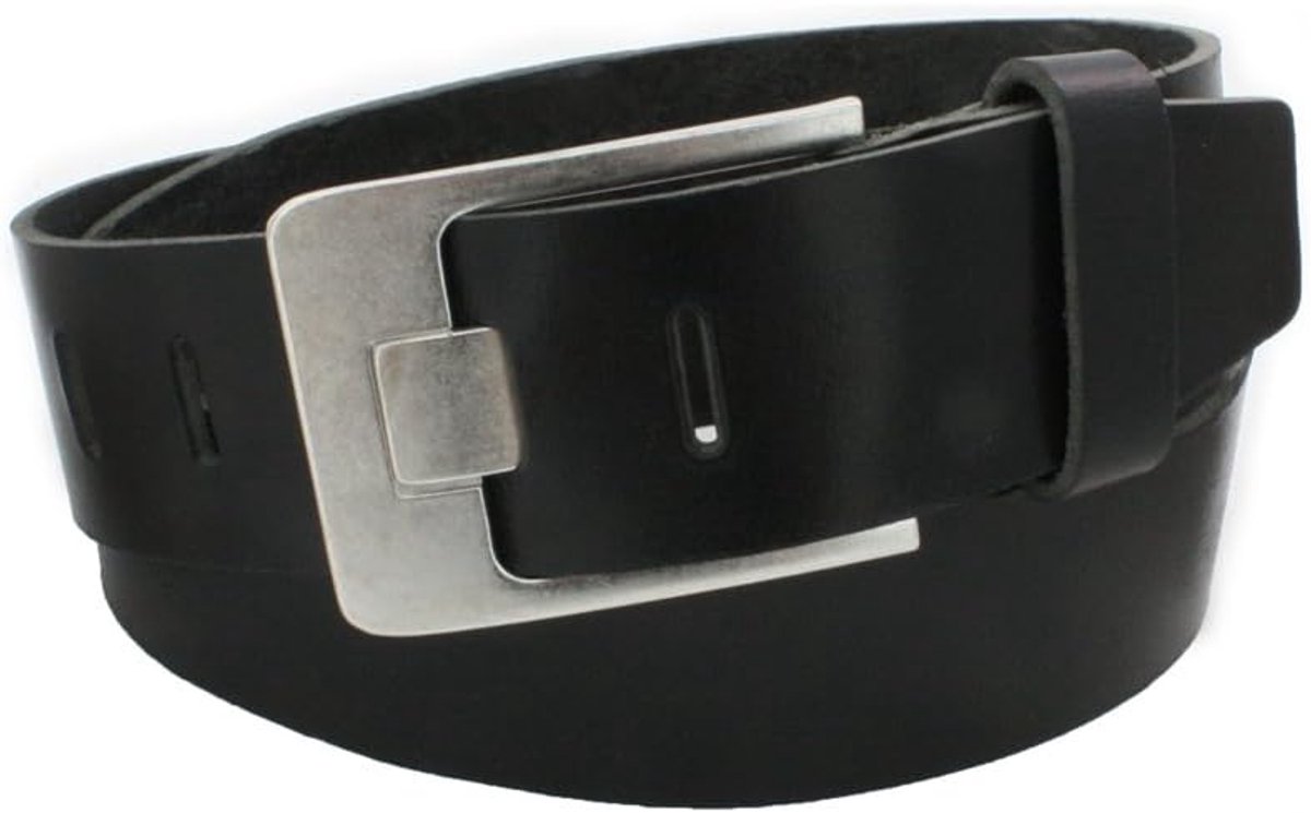 Buffelleren riem, volledig lederen riem, buffelleer, jeansriem, ca.