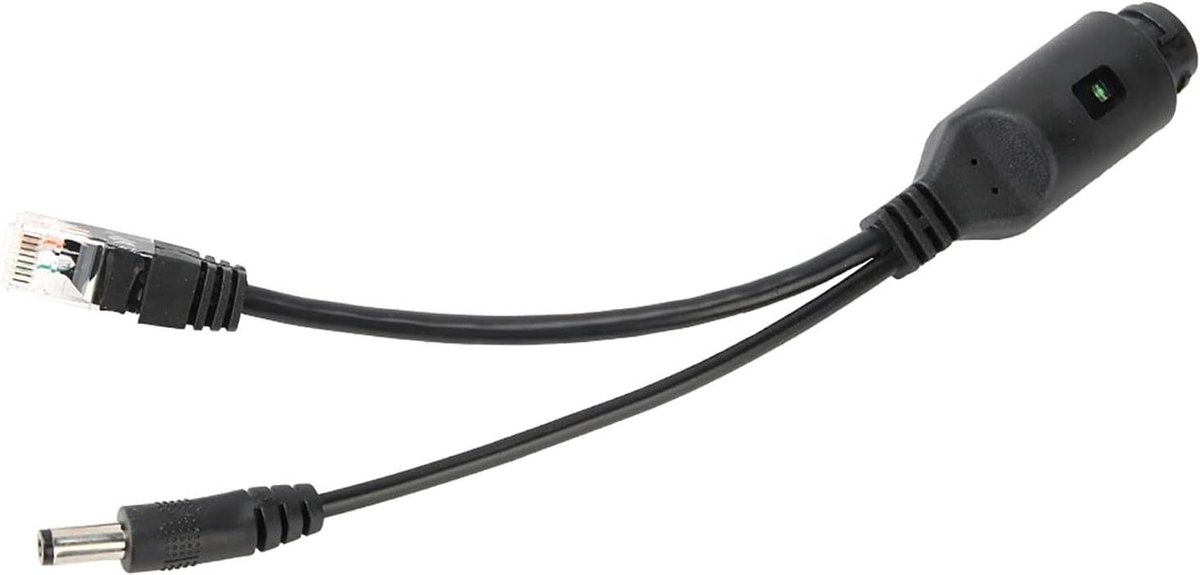 Poe-splitter Adapter - Voip Adapter Poe - Netwerk Uitbreiden - Waterdicht Ontwerp - 40 meter - Wit