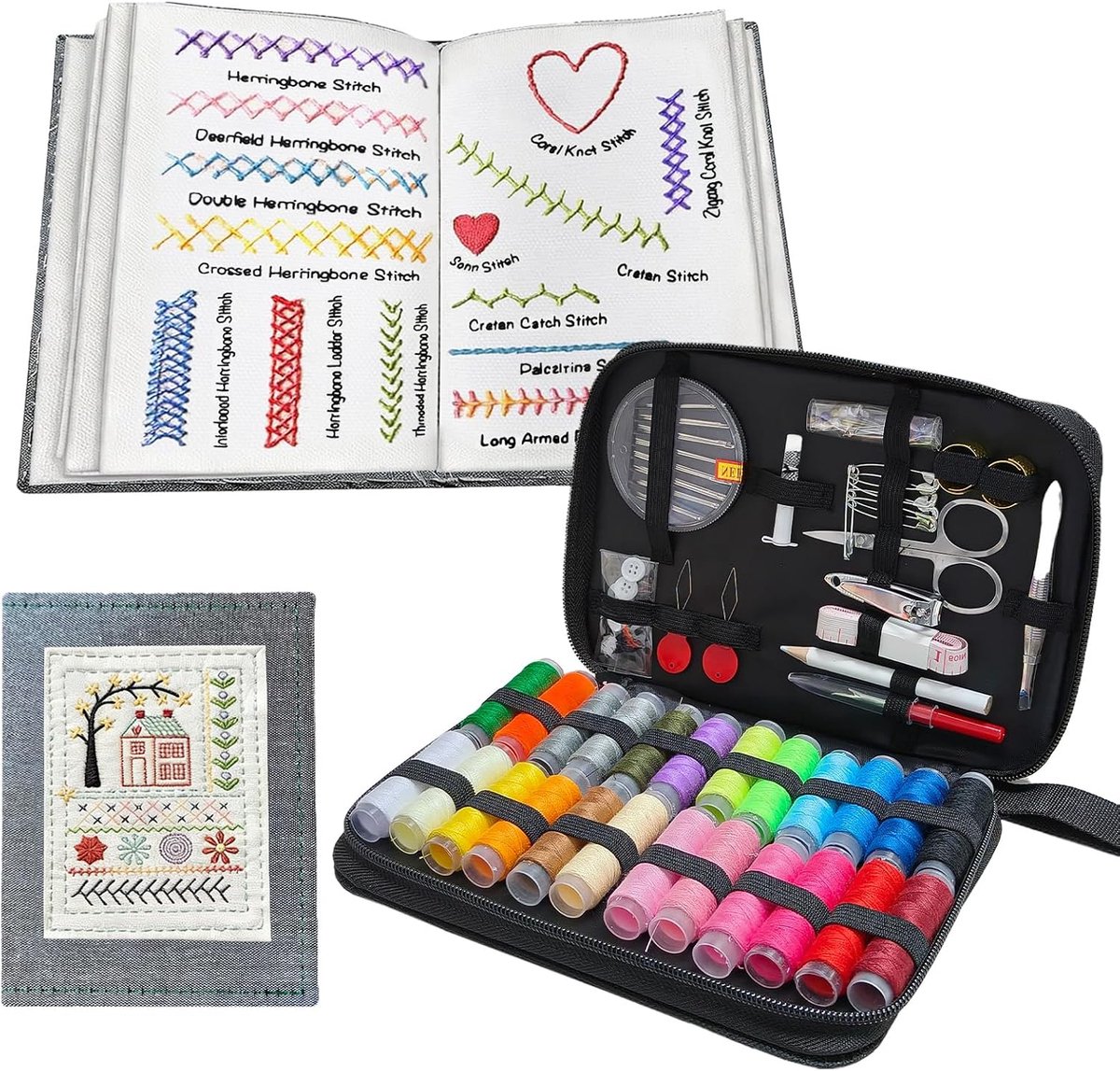 Embroidery Stitch Book, borduurboek met 143