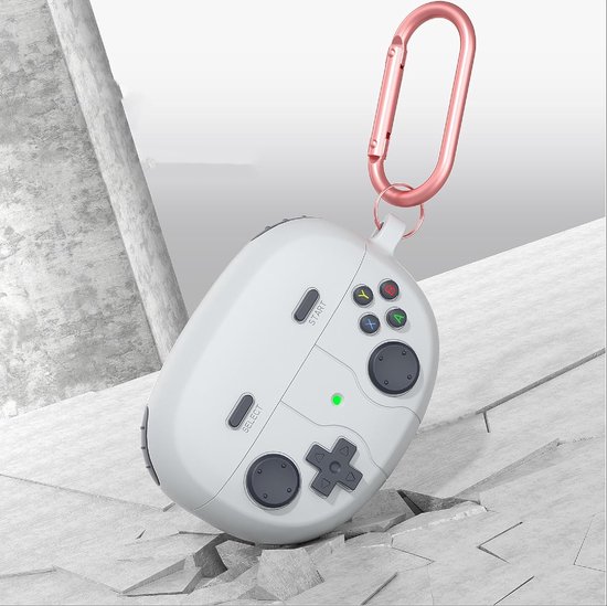 Beschermhoes compatibel met Bose Ultra Open oordopjes, schattige grappige cartoon, TPU, siliconen, beschermhoes met haak, sleutelhanger, beschermhoes voor jongens, meisjes, heren, dames, zwart — afbeelding 3