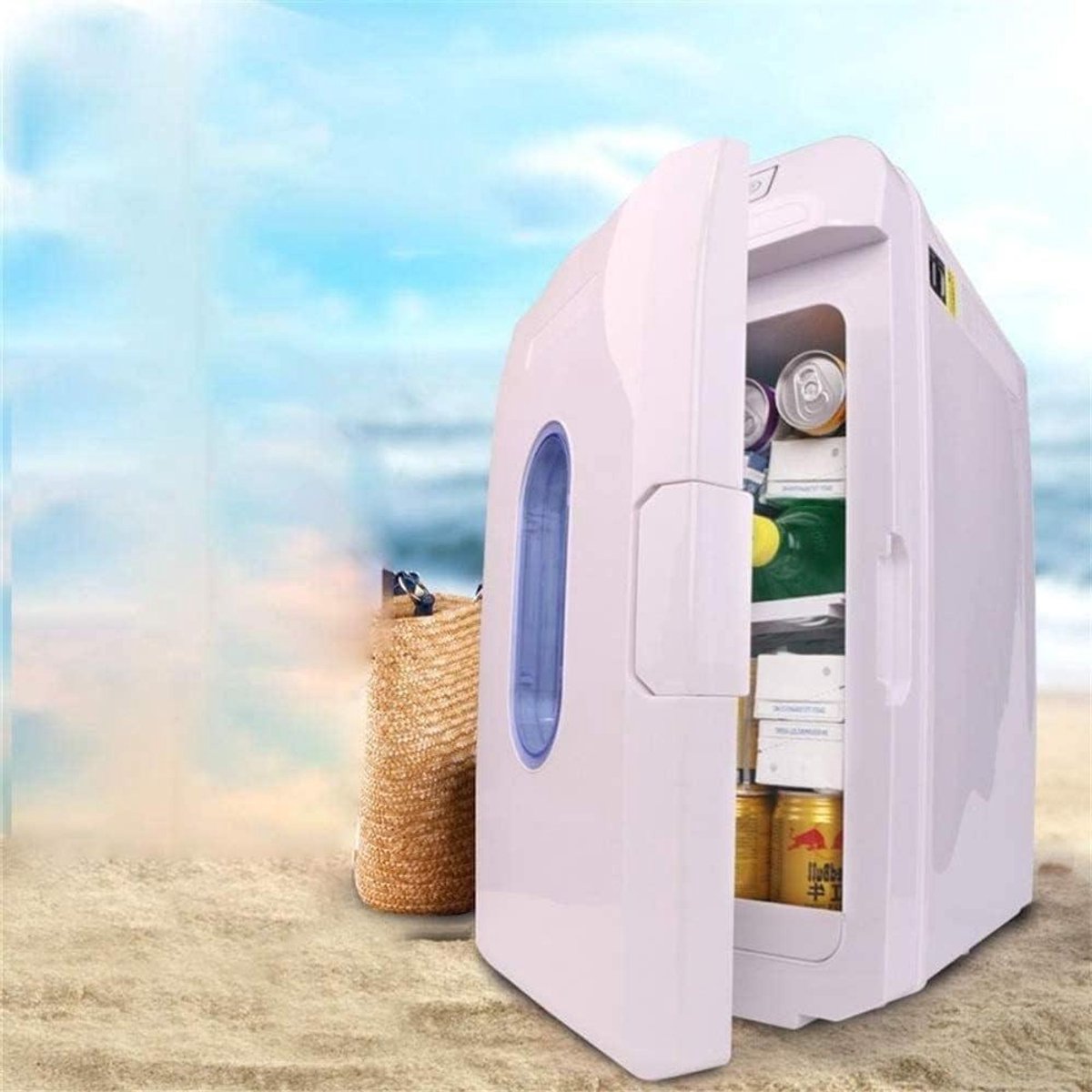 Mini Koelkast - Draagbare Koelkast - Reizen en Kamperen - Dubbel Systeem - 35 Liter - One Color