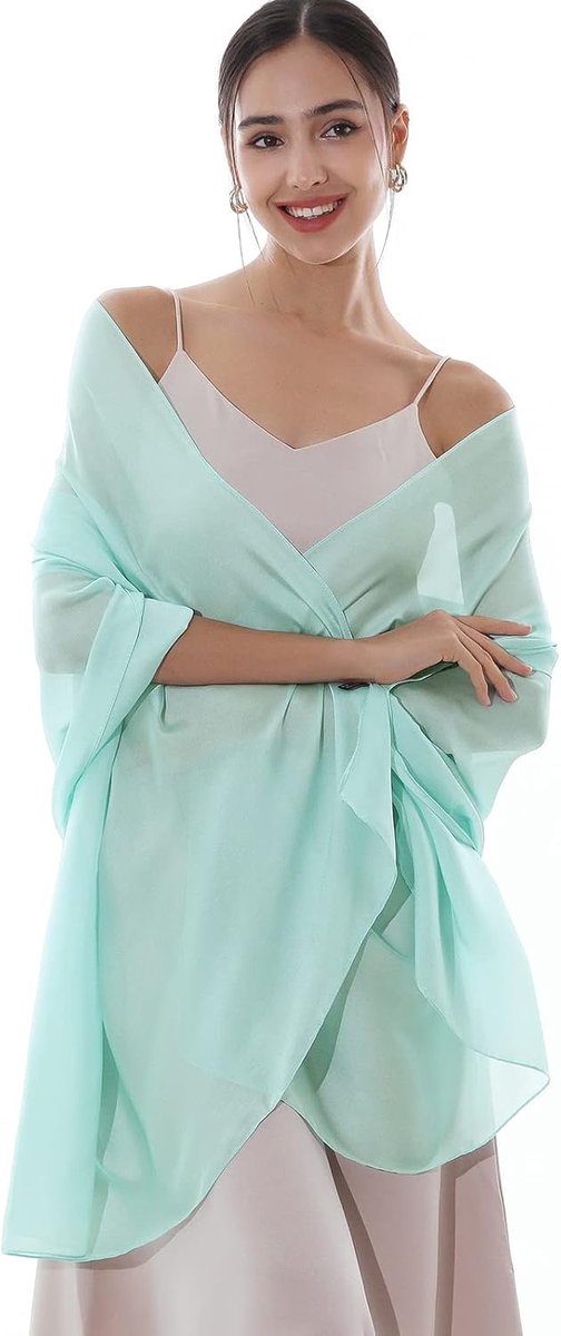 Dames Stola – Elegante Lichtgewicht Omslagdoek voor Bruiloft, Feest