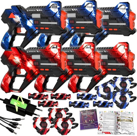 Lasergame Set Kinderen - 6 Persoons