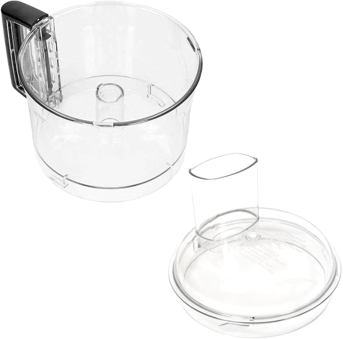 Mengkom Keukenmachine - Reservekom Deksel - Koken Bakken - Specifiek Model - Niet gespecificeerd - Transparant