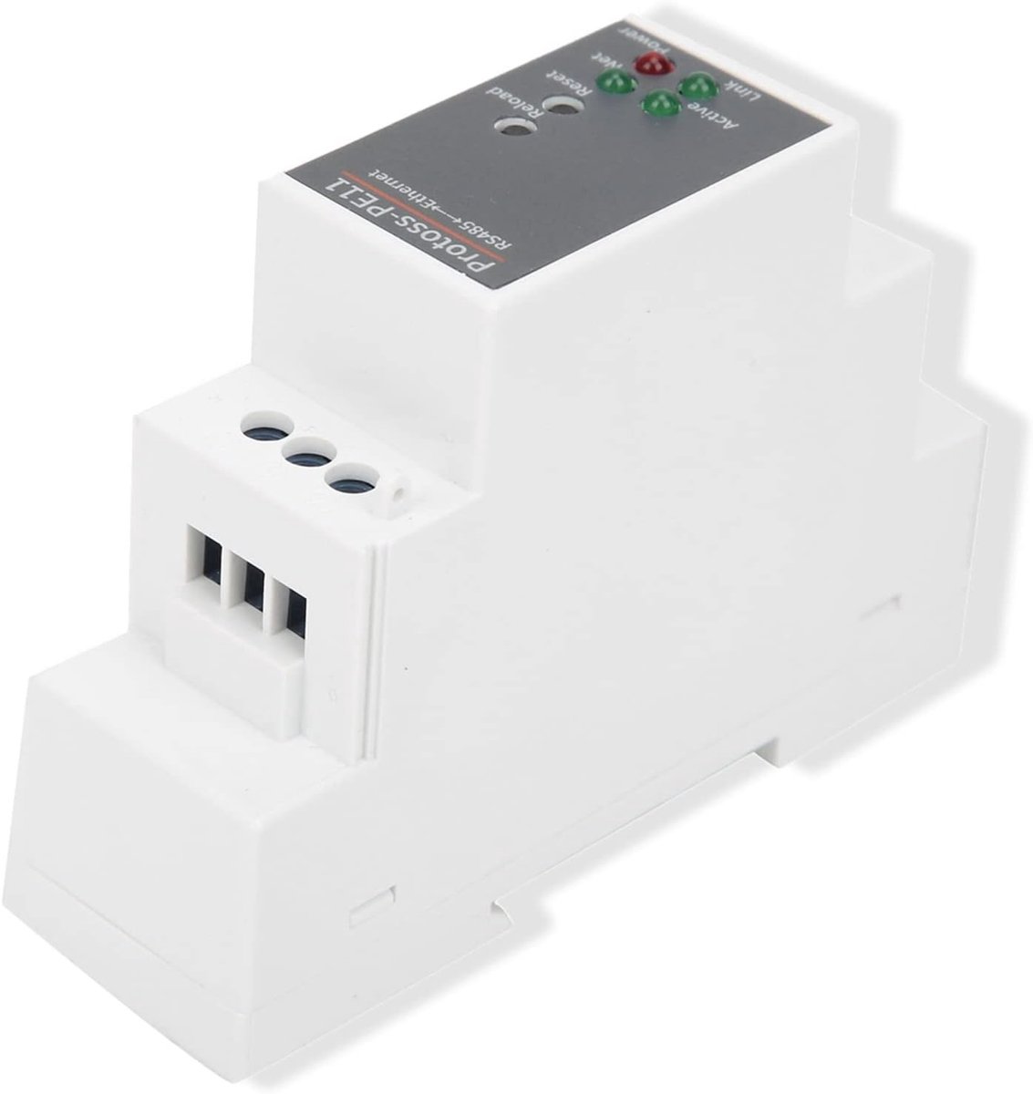 Ethernet Serial Server Rail Mount voor RS485 - Serial Router 100-240VAC voor FreeRTOS en IoT toepassingen