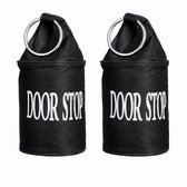 Xemm Deurstopper - 2 Stuks - Gevuld met Zand - 2,4 Kg - 16cm - Voor Binnengebruik