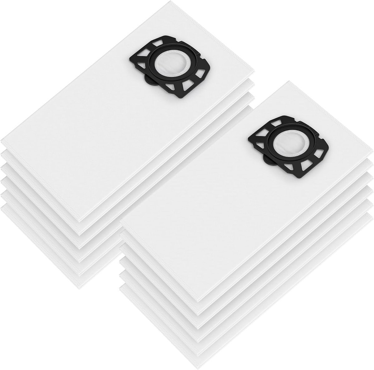 12 stuks stofzuigerzakken-geschikt voor Karcher WD2 Plus stofzuigerzakken-duurzame nat- en droogstofzuigerzakken voor Karcher WD 3 accu- KWD 1, 2, 3-WD 3.200 tot WD 3.800 M- SE 4001 4002