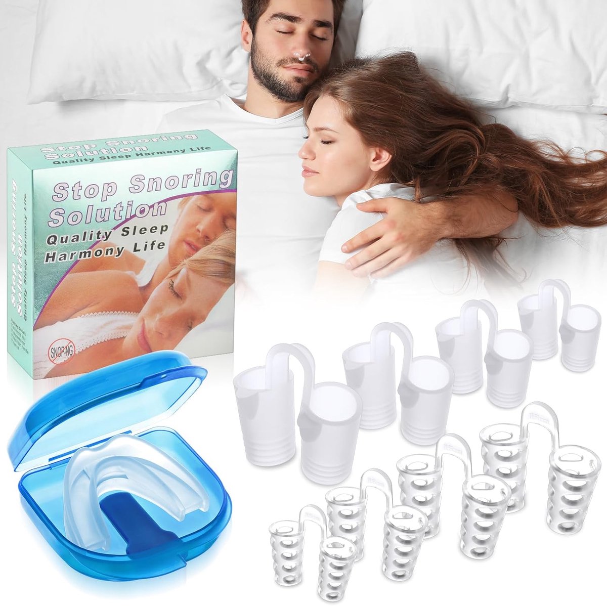 anti-snurkapparaten, 9-packs Stop-snurkapparaten, effectieve
