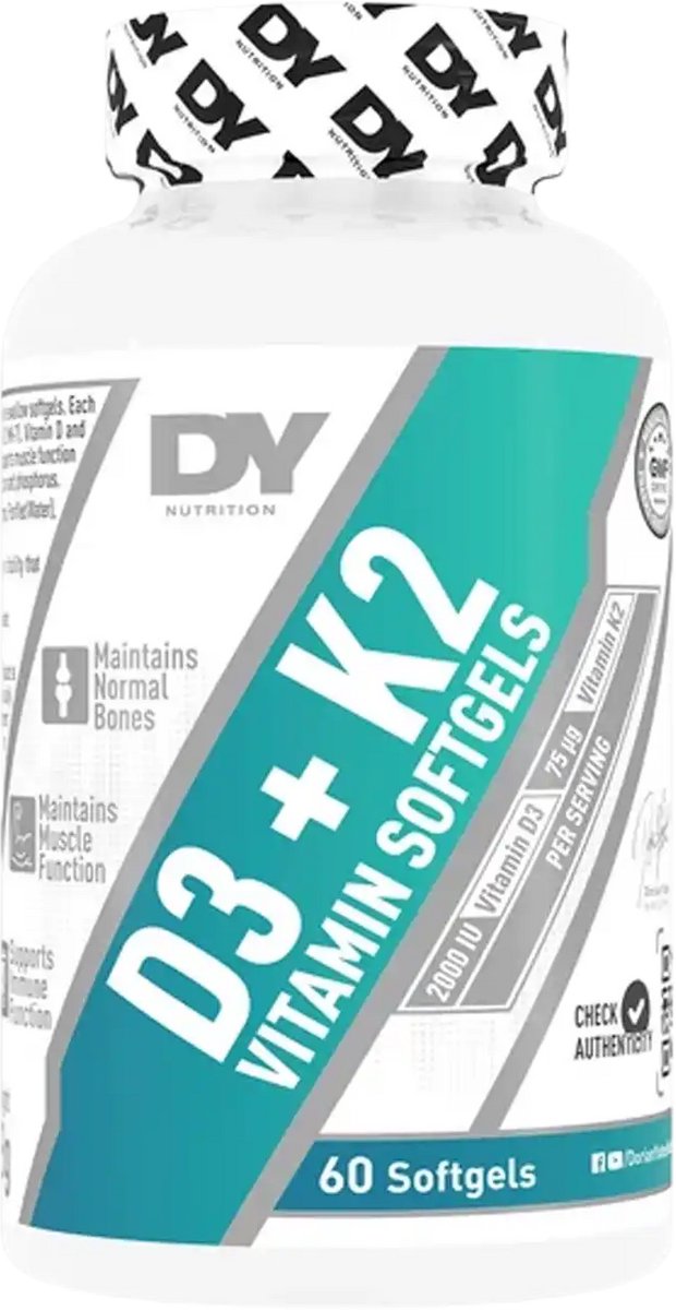 Vitamin D3 + K2 - 60 caps