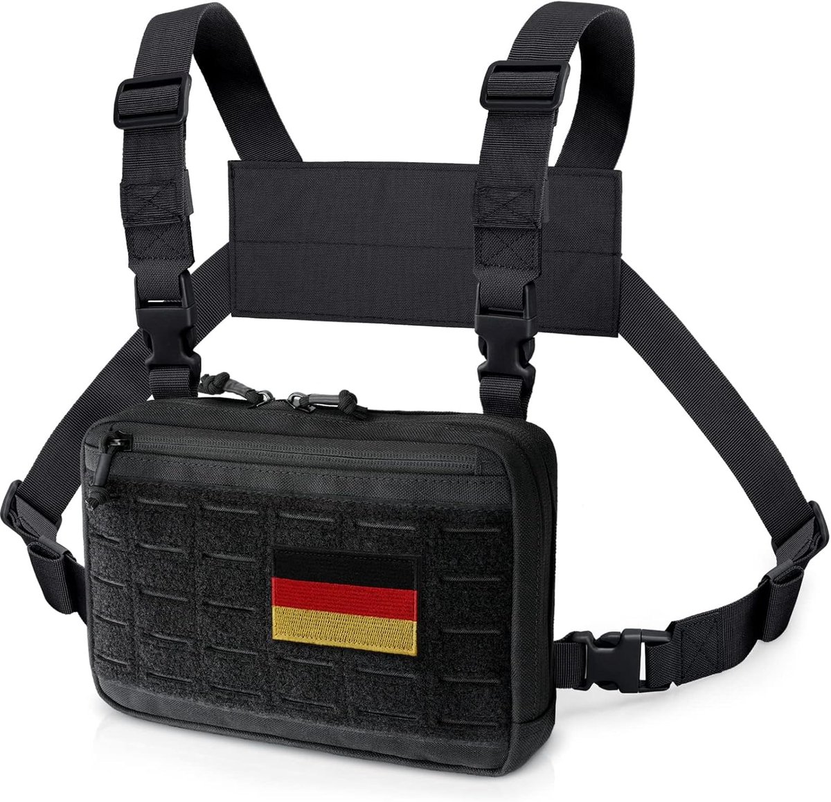 Outdoor borstzak voor Mannen, Outdoor Chest Bag Molle-vest Pouch