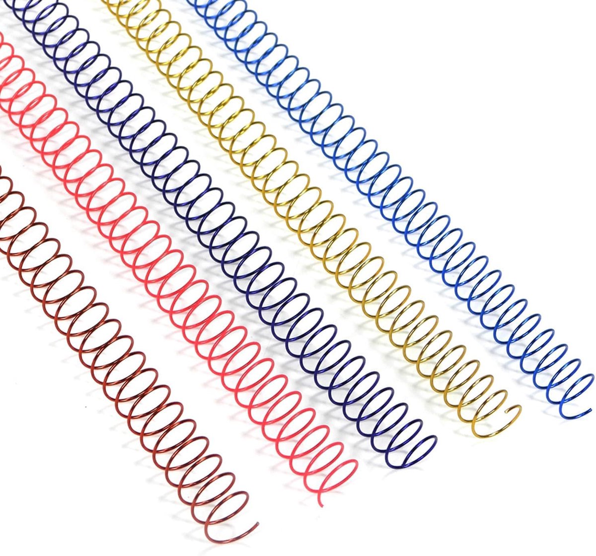 Draad spiraalbindende spoelen, 60 vellen bindcapaciteit, 11,1 mm