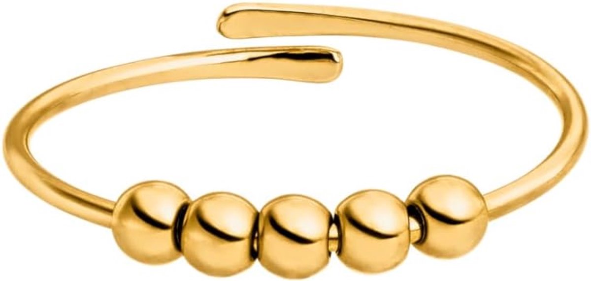 Shade Anxiety Fidget-ring voor dames, van duurzaam roestvrij staal