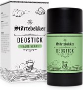 Störtebekker® Premium Deostick Aloë Vera - Deodorant Stick zonder Aluminiumchloride & Parabenen - Geeft Vocht door Toverhazelaar & Bestrijdt Geurtjes - Frisse & Milde Geur - 75g