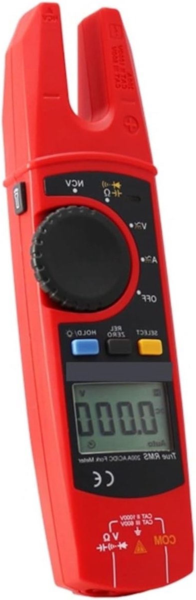 Digitale Multimeter - Stroommeter Voltmeter - Elektrische Metingen - Echte RMS - 200A AC DC - One Color