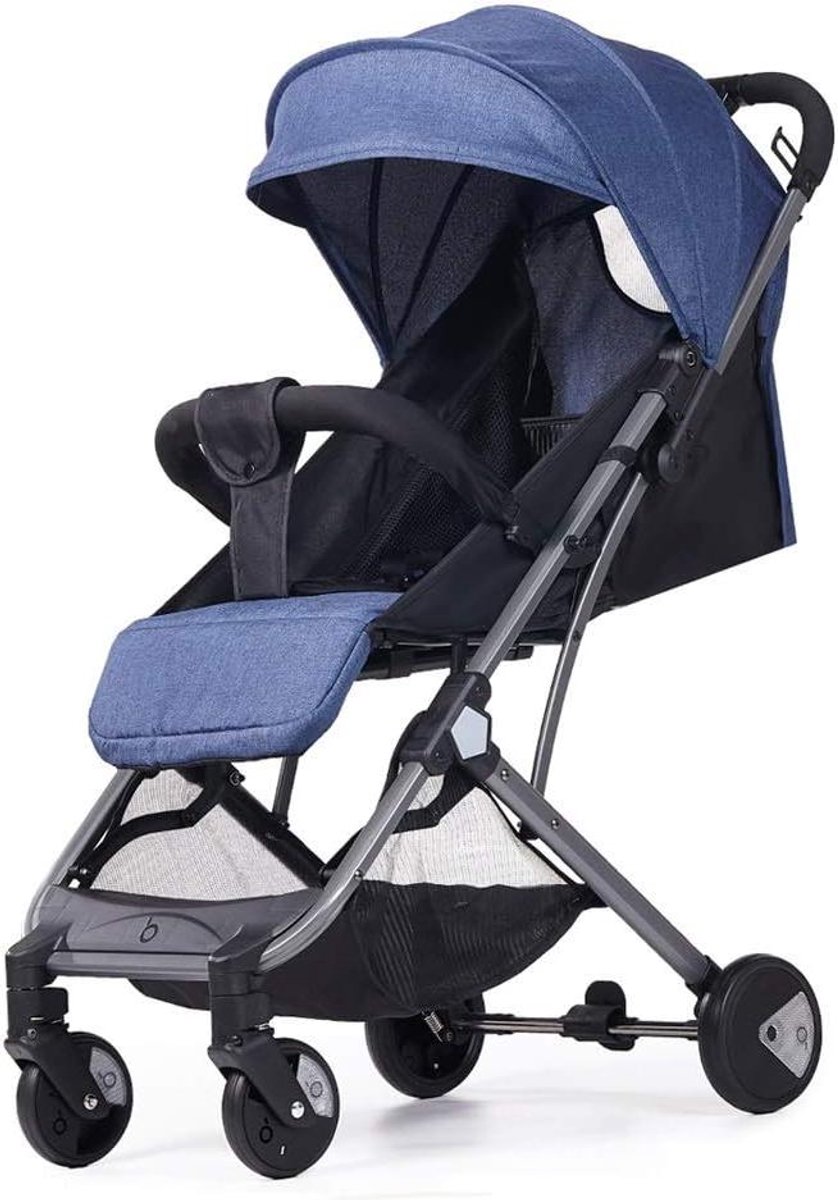 Lichte Buggy - Kinderwagen Paraplu - Reizen en Dagelijks - Compact Inklapbaar - 12000 Gram - Blauw