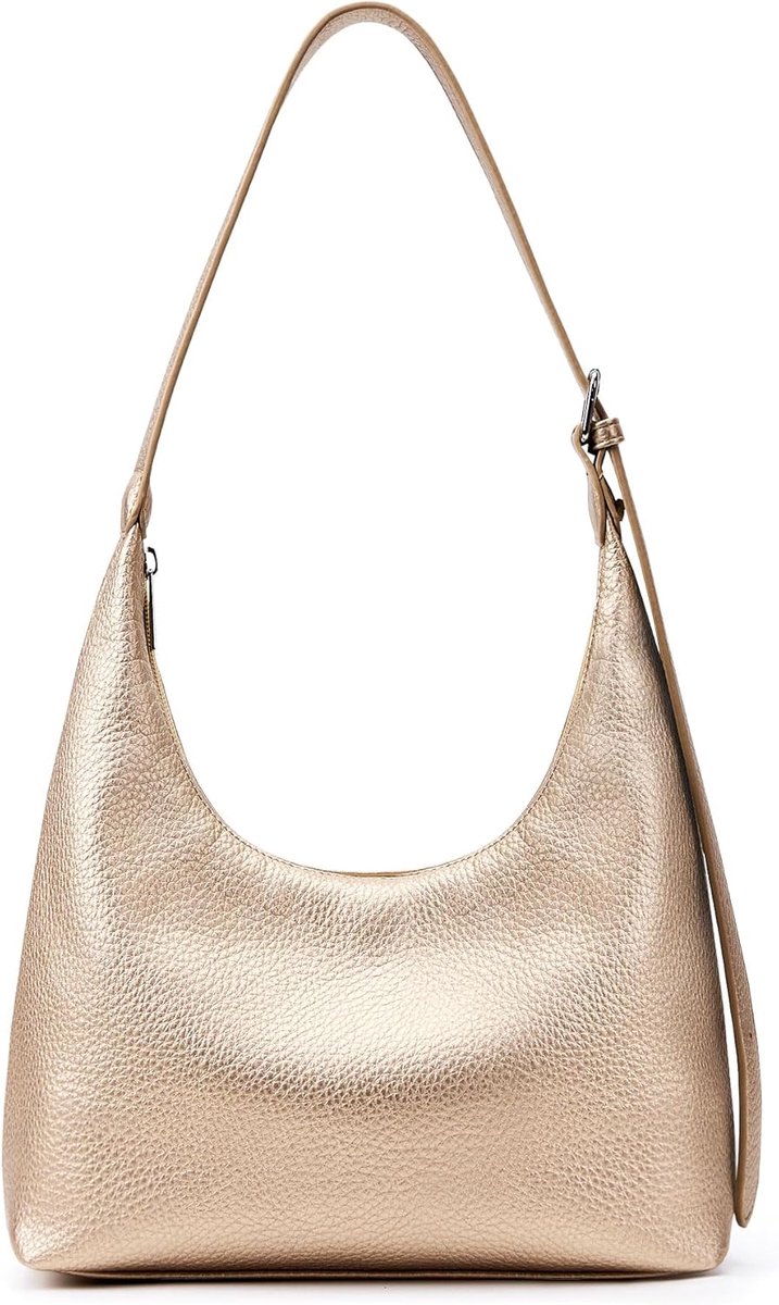 SnelShoppen - KALIDI Dameshandtas Schoudertas PU-Leer Tote Bag Vintage Hobo-Tas met Verstelbare Riem voor Werk School Shopper Casual Dagelijks Gebruik