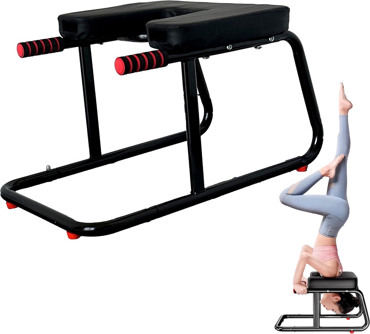 Inversie Stoel voor Yoga en Hoofdstand Training met Stabiele Stalen Constructie