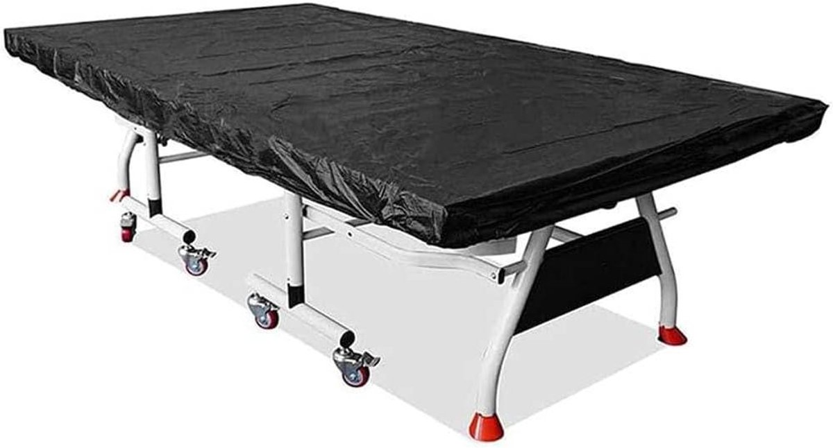Tafeltennis Tafelhoes - Ping Pong Cover - Tafel Beschermen - Waterdicht Oxford Doek - 280x150x5 cm - Zwart