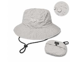 Flipflop Club® Waterproof Bucket Hat | Licht Grijs | Waterdicht Vissershoedje Dames Heren | Zon Bescherming | Zonnehoed Regenhoed | Opvouwbaar | Emmerhoed | Festival Strand Outdoor | Unisex