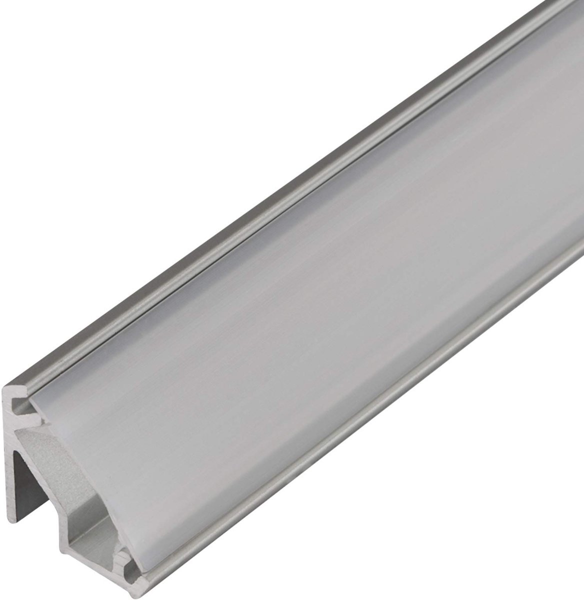 3 x LED Profiel-99 met opale afdekking 2000 x 15,7 x 15,8 mm Aluminium geëloxeerd voor LED strips tot 10 mm brede