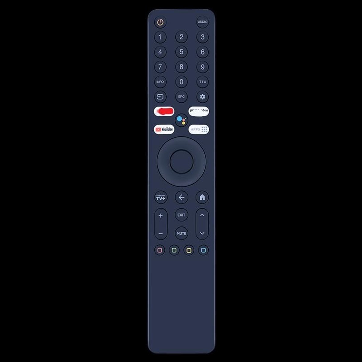 Spraakafstandsbediening voor Android TV, geschikt voor 4K QLED TV's van 50/55/65 inch, ideaal voor gebruik met slimme functies en eenvoudige bediening