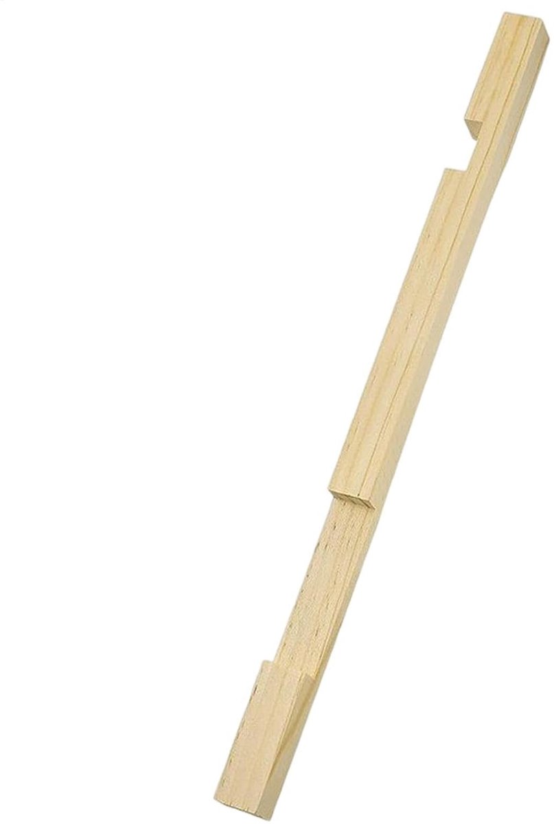 Bijeningangsverkleiner Hout - Bijenkorf Deurstopper - Bescherming Bijenkorf - Verstelbare Ingang - 2 Maten - Natuurlijk Hout