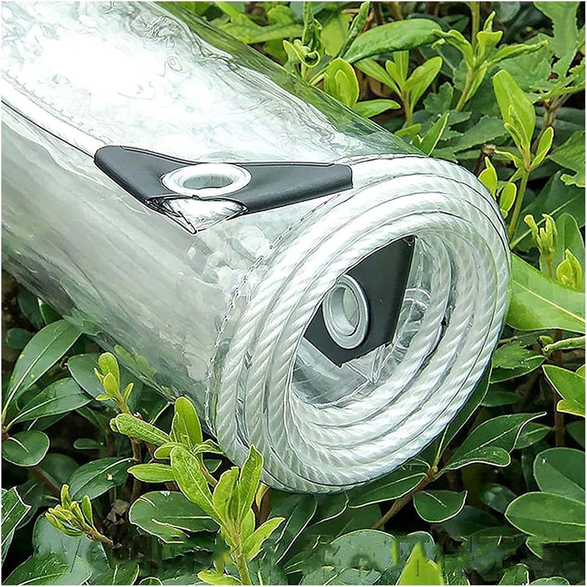 Beschermend Dekzeil - Afdekzeil Luifel - Buiten Beschermen - Hoogtransparant PVC - 2.5x2.5m - Transparant