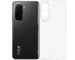 Transparant Dun TPU Hoesje Geschikt voor Xiaomi Poco M7 | Back Cover | Lichtgewicht | Ultra Dun | Flexibel | Zacht | Doorzichtig