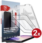 Rosso Screenprotector Geschikt voor iPhone 17 Pro Max | 9H Tempered Glass | Beschermglas | Glasplaatje | Case Friendly | Installatietray | Geen luchtbellen & stof | Eenvoudige montage | 2-Pack