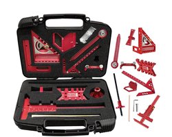 Speed Square Tool - Timmerwerkmeter Liniaal - Houtbewerking Nauwkeurig Meten - Tijdbesparend Workflow Ontwerp - 10-delige Kit - Enkele Attribuut