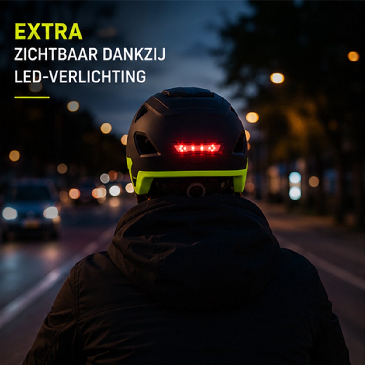 Vito E-City helm XXL: 600g ultralicht met LED-verlichting thumbnail 2